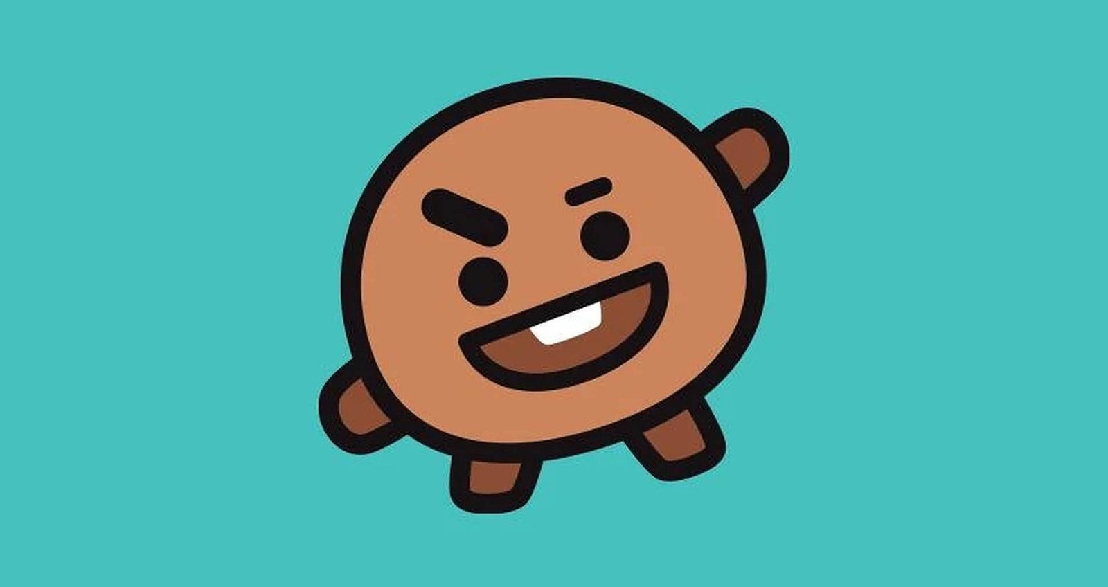 shooky bt21 turquoise poster 6dsnm47hbyvg1iw9